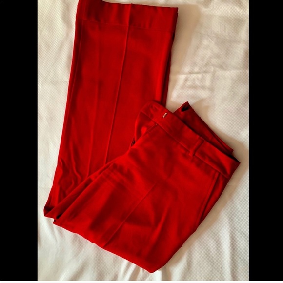 Wide leg Red Dress Pant sz S (5) - Picture 2 of 10